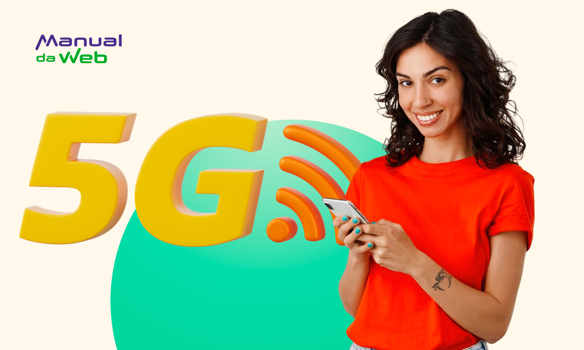 Sinal do 5G do celular