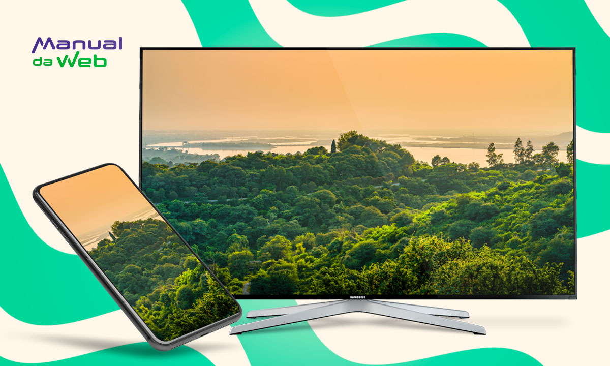 Projetar o celular na tv