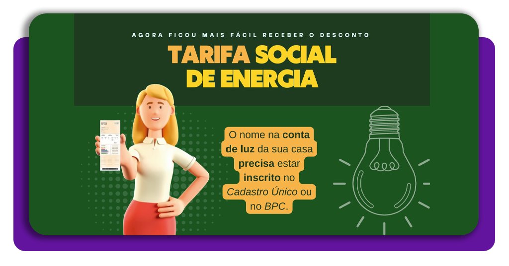 Desconto da conta de luz em 2026
