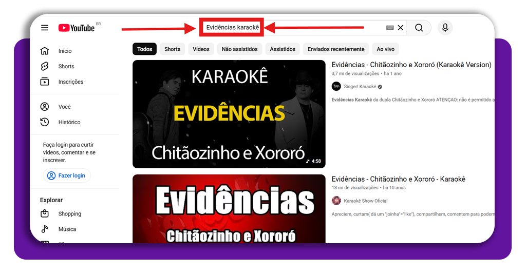 Tenha várias músicas de karaokê de graça no celular 2 Músicas de karaokê de graça no celular