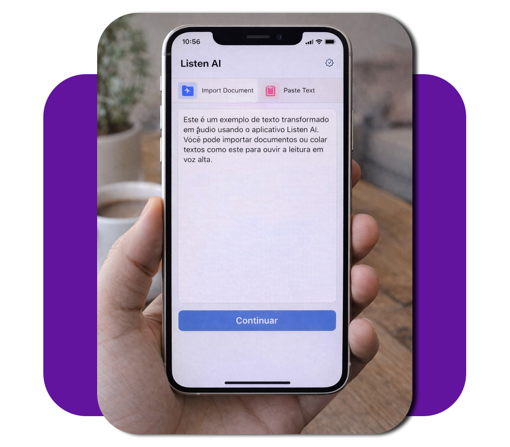 Documentos em áudio