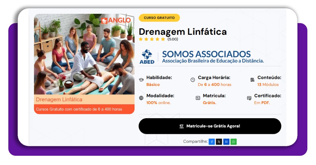 Aprenda a fazer drenagem linfática de graça pelo celular 1 Fazer drenagem linfática
