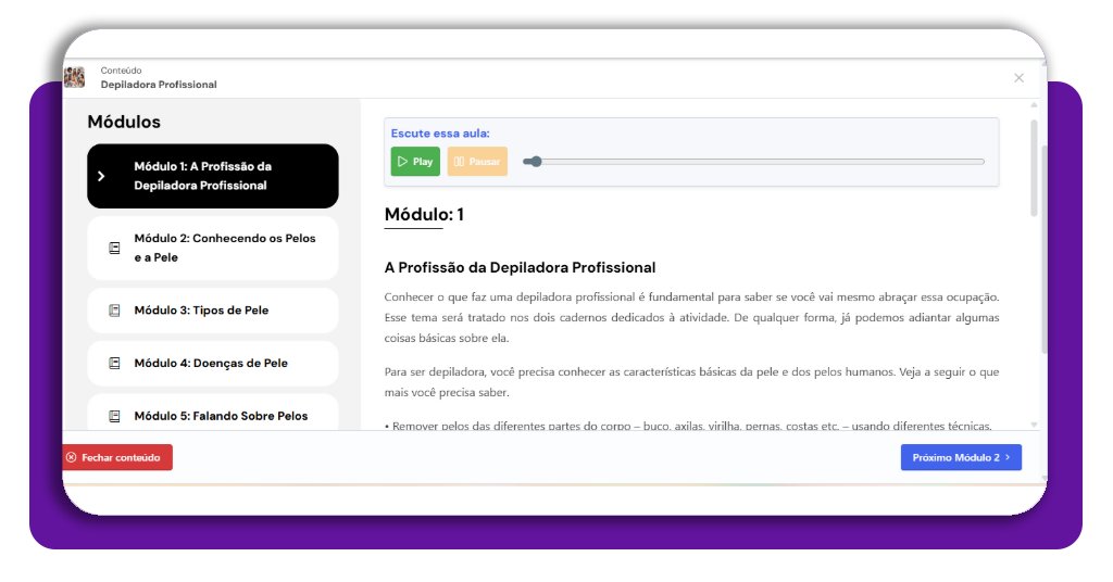 Depiladora profissional