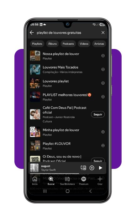 Assine playlists de louvores gratuitas neste app e ouça no celular 3 Playlists de louvores gratuitas