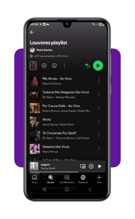 Assine playlists de louvores gratuitas neste app e ouça no celular 4 Playlists de louvores gratuitas