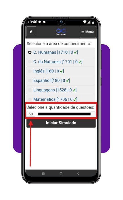 Questões do Enem para simulado