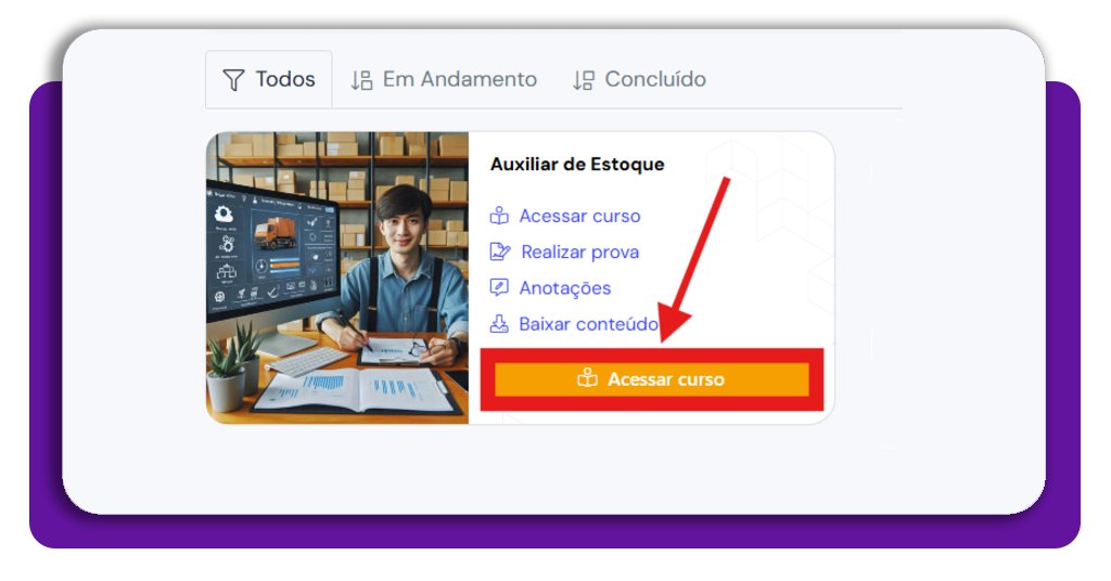 Auxiliar de estoque grátis
