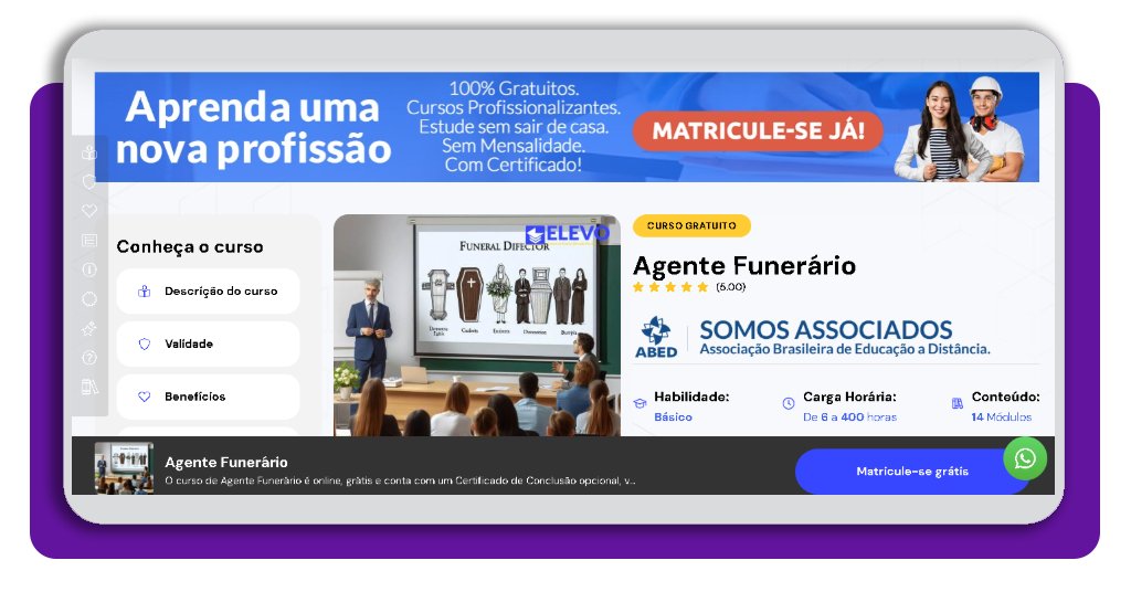 Curso online de agente funerário — faça a matricula grátis 1 Curso online de agente funerário