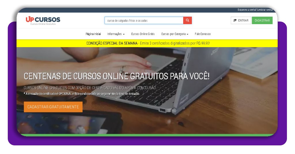 Curso de salgados de festa