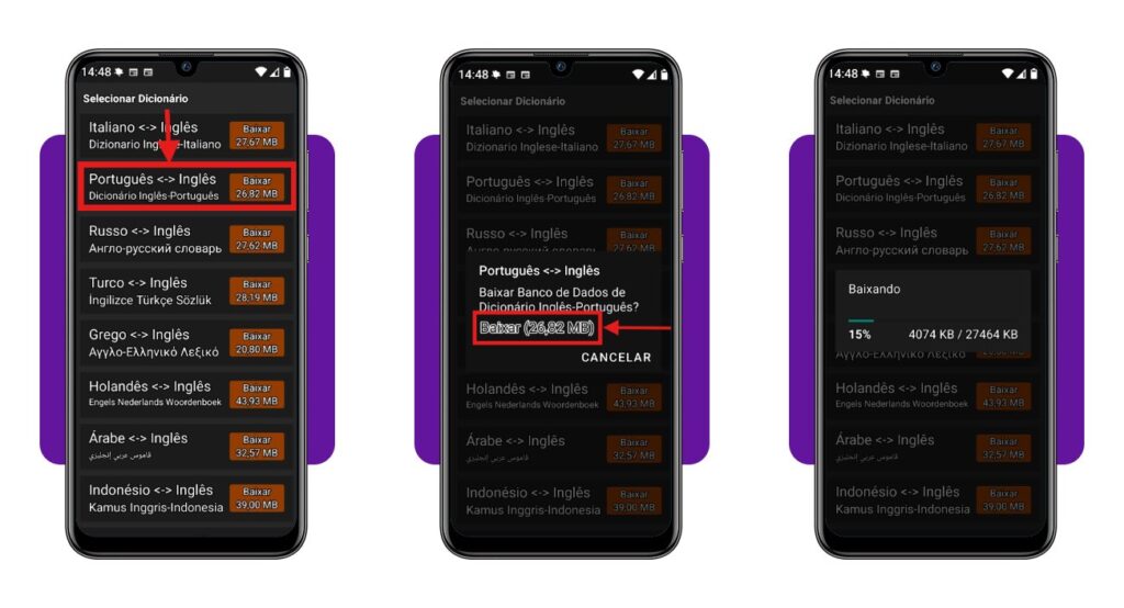 Dicionário de inglês online