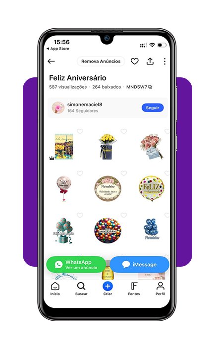 Corpo 3 Figurinhas de parabens