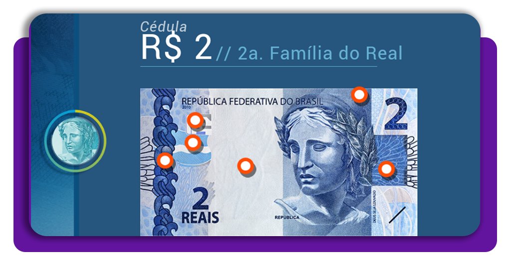 Ferramenta para identificar se uma nota de dinheiro é falsa ou não 4 Corpo 3 Identificar nota falsa