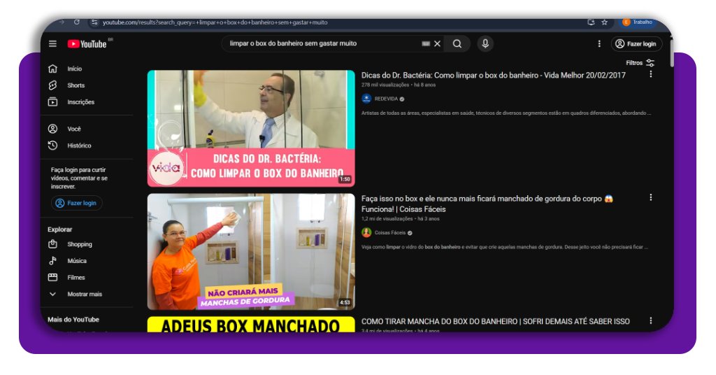 Limpar o box do banheiro