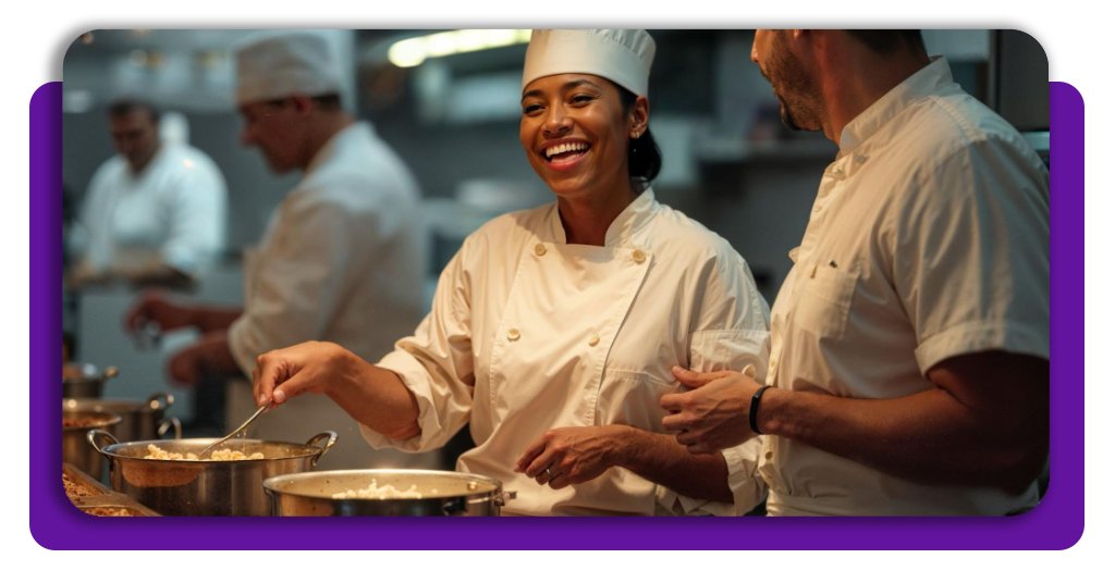 Este curso de cozinheira profissional grátis com aulas em vídeo pode te ajudar: aprenda no seu ritmo e dê o primeiro passo para trabalhar na área