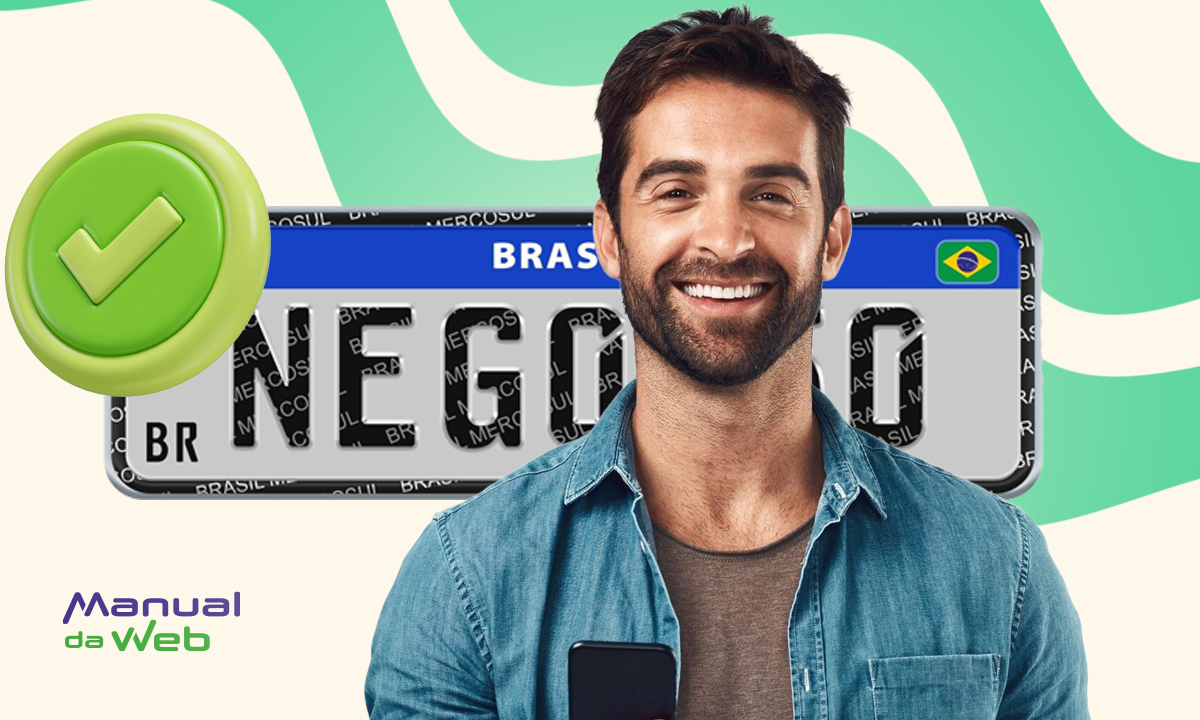 Placa do carro