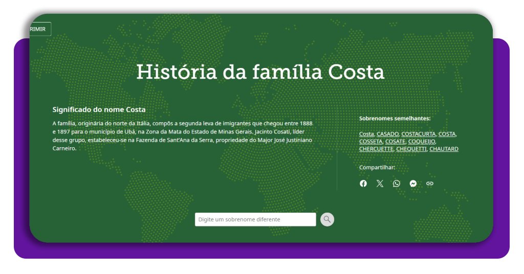Buscador de sobrenome grátis: descubra sua origem em segundos 3 Buscador sobrenome gratis corpo3