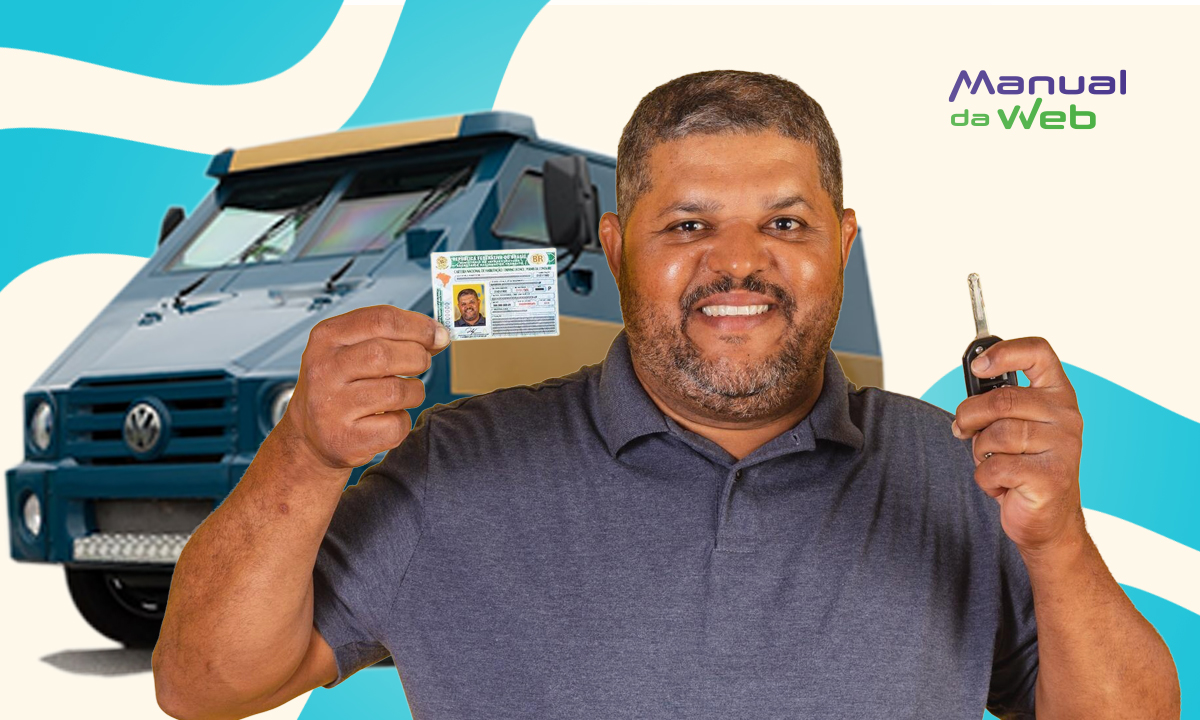 CNH Social para motorista de carro-forte