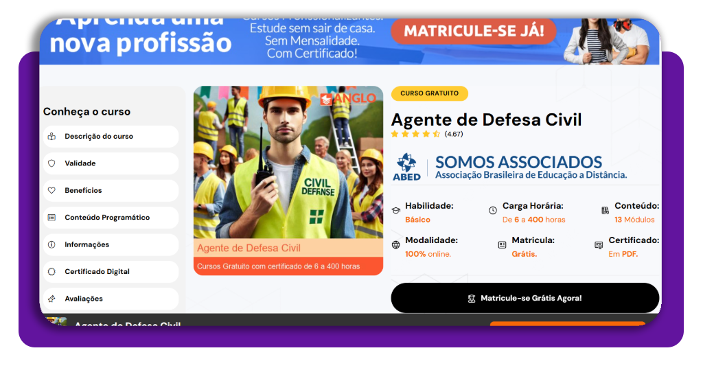 Curso de agente de Defesa Civil — estude em casa sem pagar nada 3 IMG 4935 03
