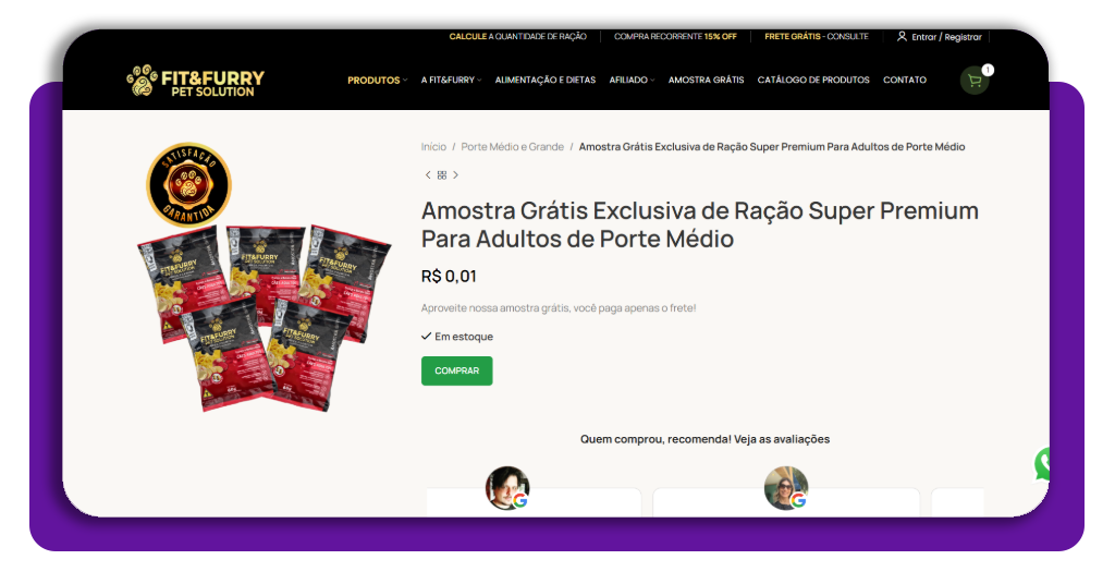 Ração grátis para seu pet: veja como receber amostras em casa 2 Passo 2 para conseguir amostra de ração grátis