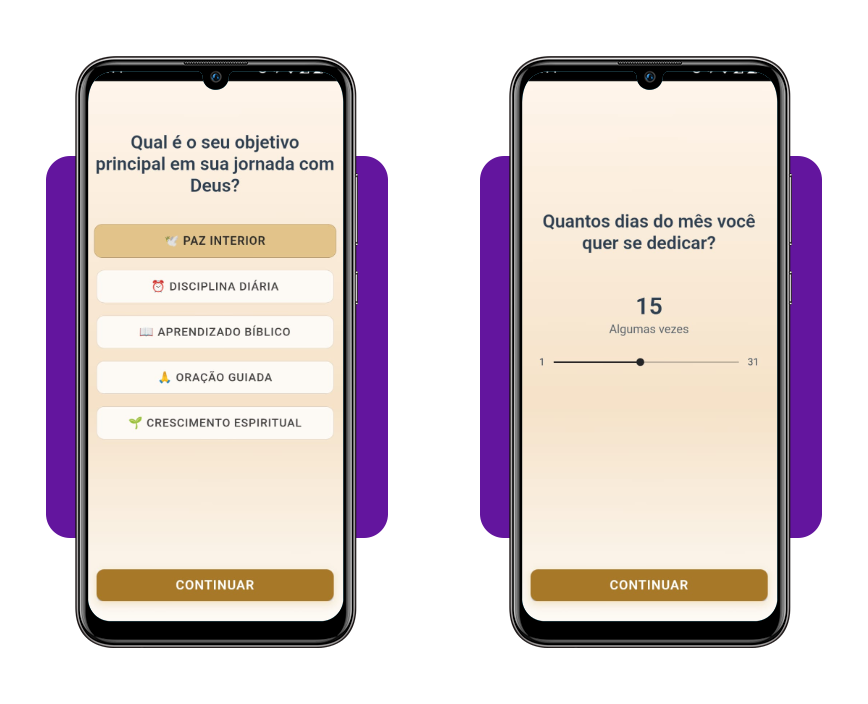 Aplicativo para ouvir a Bíblia no celular: download grátis 2 Passo 1 configuração inicial do app A Bíblia em Áudio e Falada